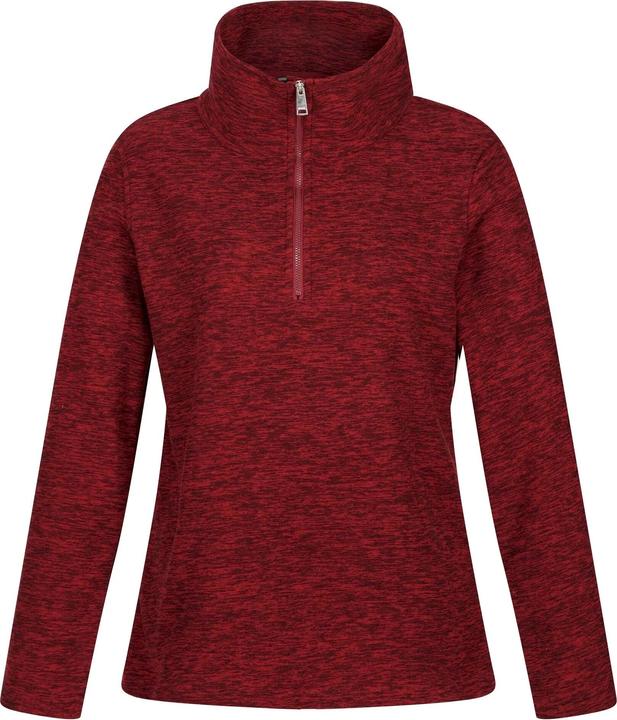 Actual product image Regatta Womens/Ladies Kizmitt Marl Half Zip Fleece Top (34 D)