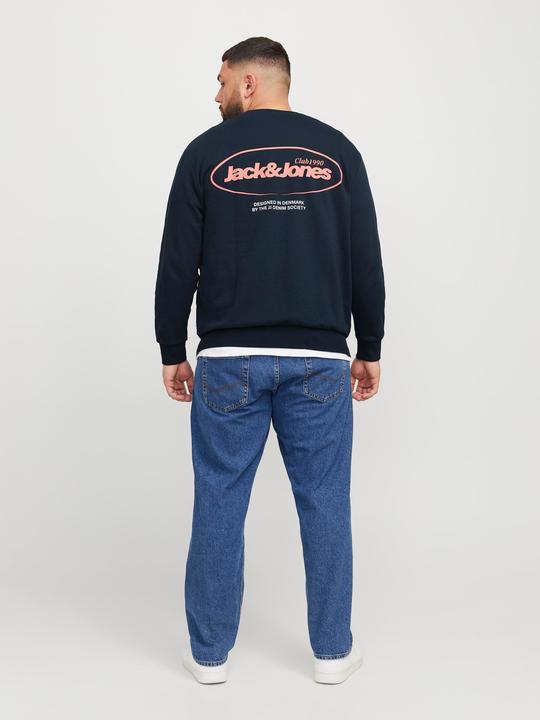 Produktbild Jack & Jones Plus Size Gedruckt Sweatshirt Sweatshirt (7XL)