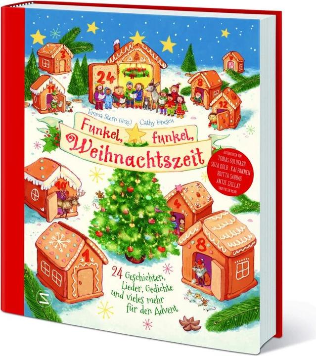 Produktbild Funkel, funkel, Weihnachtszeit 24 Geschichten, Lieder, Ged (Deutsch, Anastasia Braun, Cally Stronk, Suza Kolb, Sarah M. Kempen, Emma Stern, 2023)