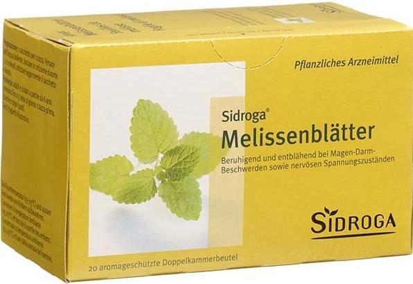 Image du produit Sidroga Thé de feuilles de mélisse, sachets