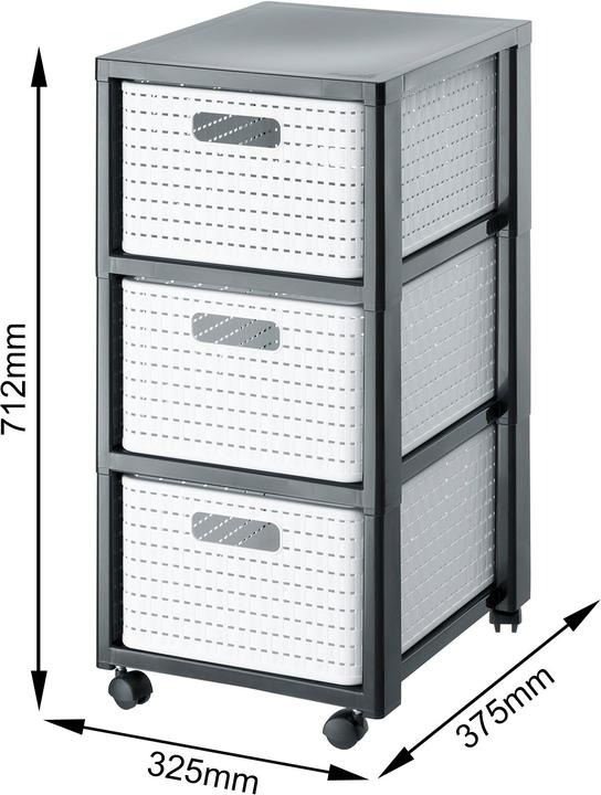 Actual product image Rotho Country (32.5 x 37.5 x 71 cm)