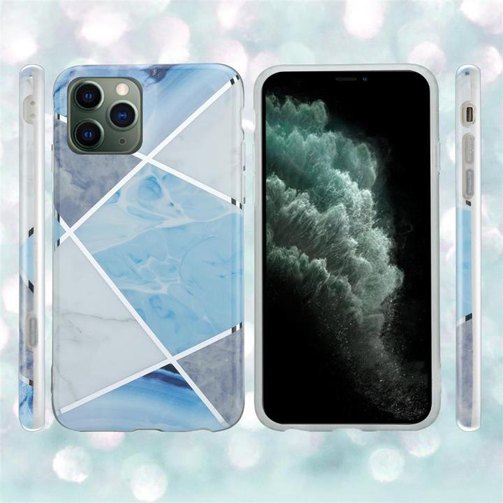 Actual product image Cadorabo IMD TPU Colorful Marble Cover (Apple iPhone 12 mini)