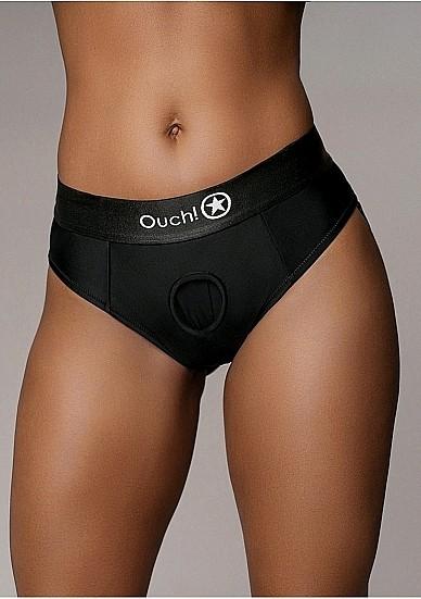Produktbild Ouch! Vibrating Strap-on Thong with Removable Rear Straps - M/L (M/L)