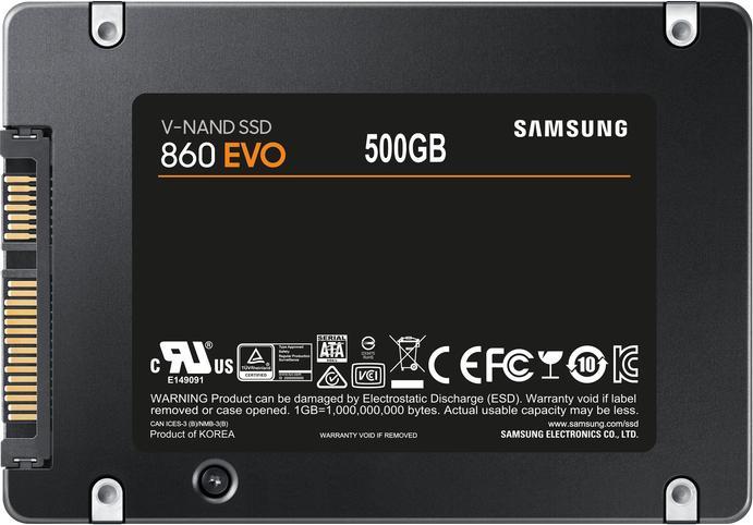 Produktbild Samsung 860 EVO Basic (500 GB, 2.5")