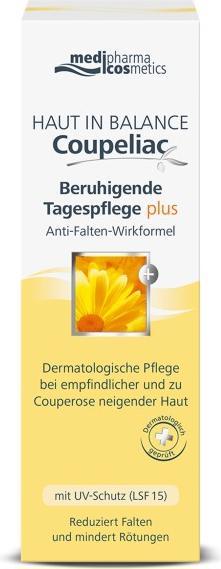 Medipharma cosmetics Haut in Balance Coupeliac beruhigende Tagespflege plus, 50 ml Creme (50 ml, Tagescreme)