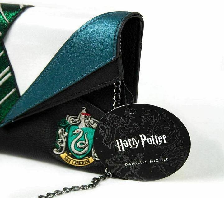 Actual product image Danielle Nicole Womens/Ladies Slytherin Uniform Harry Potter Clutch