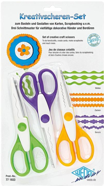 Produktbild Wedo Kreativscheren 3er Set (16 cm)