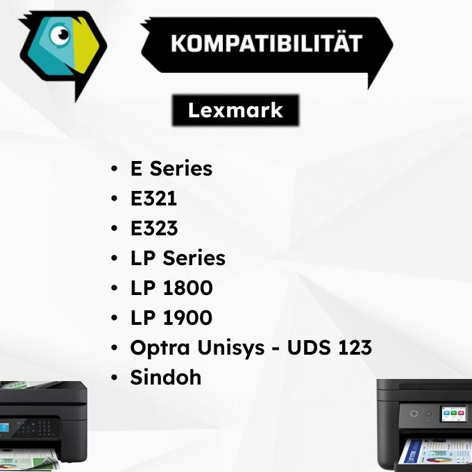 Actual product image Inkadoo Toner compatible with Lexmark 12A7305 toner, black Black (FC)