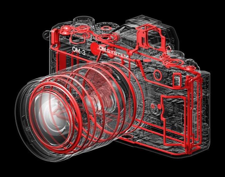 Actual product image OM System OM-3 + ED 12-45mm f/4 Pro (12 - 45 mm, 20.40 Mpx, 4/3)
