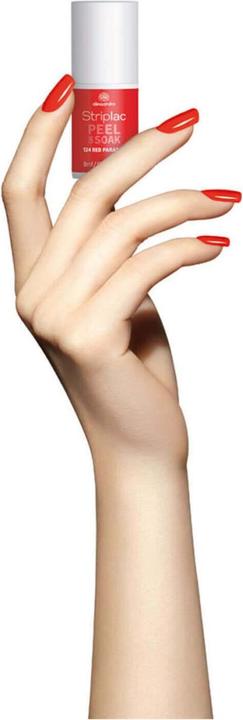 Immagine prodotto Alessandro Striplac Peel o Soak (124 Paradiso Rosso, Smalto pelabile)