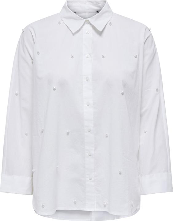 Only Onlnew Lina Grace Ls Pearl Shirt Wvn