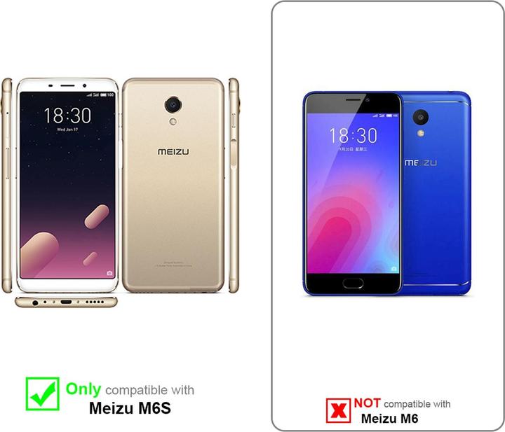 Produktbild Cadorabo Book Invisible Magnet Cover (Meizu M6s)