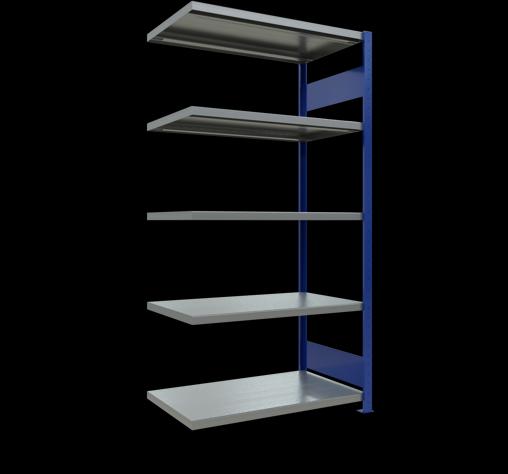 Stecksystem Anbauregal MULTIplus250 mit Längenriegel