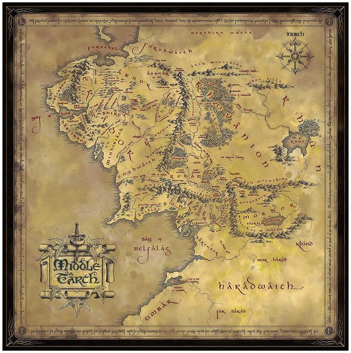 Immagine prodotto GED Puzzle Lord of the Rings : Terra di Mezzo 1000 Pezzi (1000 pezzi)