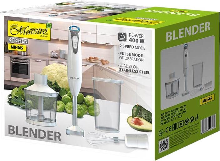 Actual product image Maestro Feel-Maestro MR565 Blender 1 5 l Tabletop blender 350 W Grey