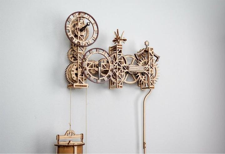 Actual product image WoodenCity Steampunk Wall Clock - 3D Wooden Kit