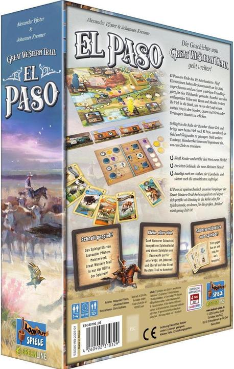 Produktbild Lookout Great Western Trail: El Paso (Deutsch)