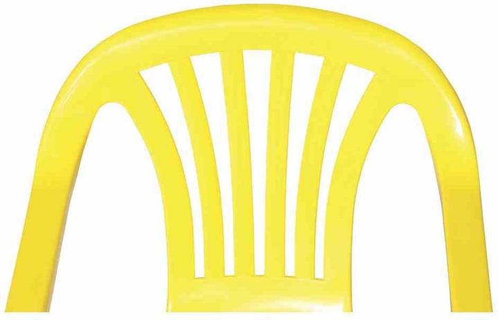 Immagine prodotto ProGarden Sedia impilabile Sedia Baby 38x38x52 cm in plastica gialla (Poltrona per bambini)