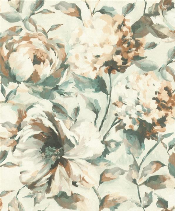 Produktbild Rasch Vliestapete 485134 Florentine III Floral cremewei (10 x 10 cm)