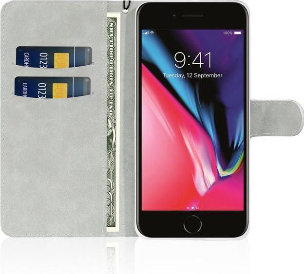 Image du produit MU Style Housse en cuir pailleté à rayures (Apple iPhone 7, Apple iPhone SE (3ème génération), Apple iPhone 8, Apple iPhone SE (2ème génération))