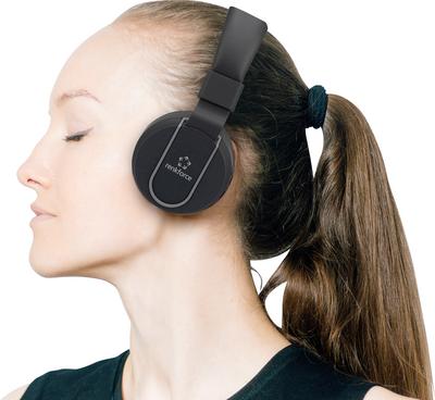Produktbild Renkforce Bluetooth® HiFi Stereo-Headset RF-BTK-100 On Ear Headset, Faltbar Schwarz-Grau (Kabellos)