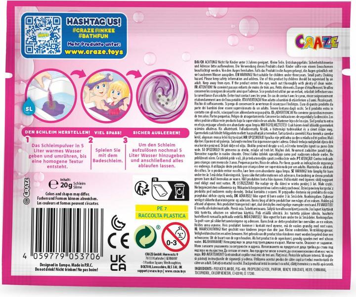 Image du produit Craze Mélange de glu pour le bain Inkee (5.40 ml, Sel de bain)