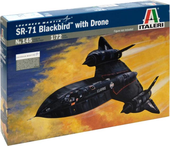 Actual product image Italeri SR - 71 BLACK BIRD