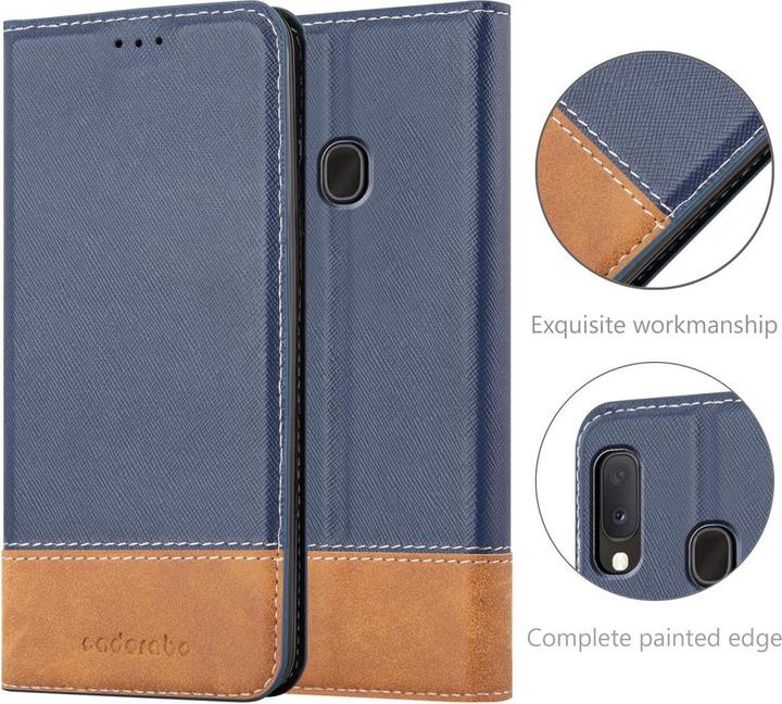Immagine prodotto Cadorabo X-Wallet Copertura della tuta in ecopelle (Samsung Galaxy A20e, Samsung Galaxy A10e)