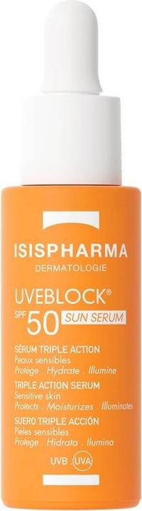 Produktbild Isispharma UVEBLOCK Sun Serum SPF50+ (28ml) (Sonnencreme Gesicht, SPF 50+, 28 ml)