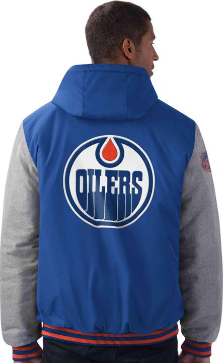 Image du produit G-III Veste en polypropylène à front froid des Oilers d'Edmonton (L)