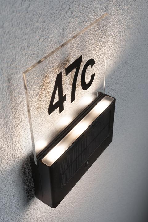 Image du produit Paulmann Numéros de maison solaires (27 lm, IP44)