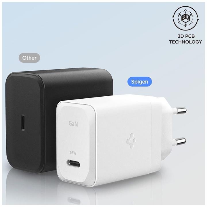 Image du produit Spigen Chargeur ArcStation Pro + câble USB-C 65 W - Noir (65 W)