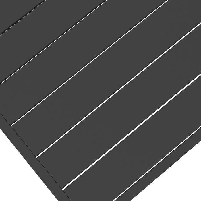 Image du produit Swisshandel24 Ensemble de meubles de jardin en rotin, 5 pièces, balcon pour 4 personnes, 1 table, 4 chaises (79 cm)