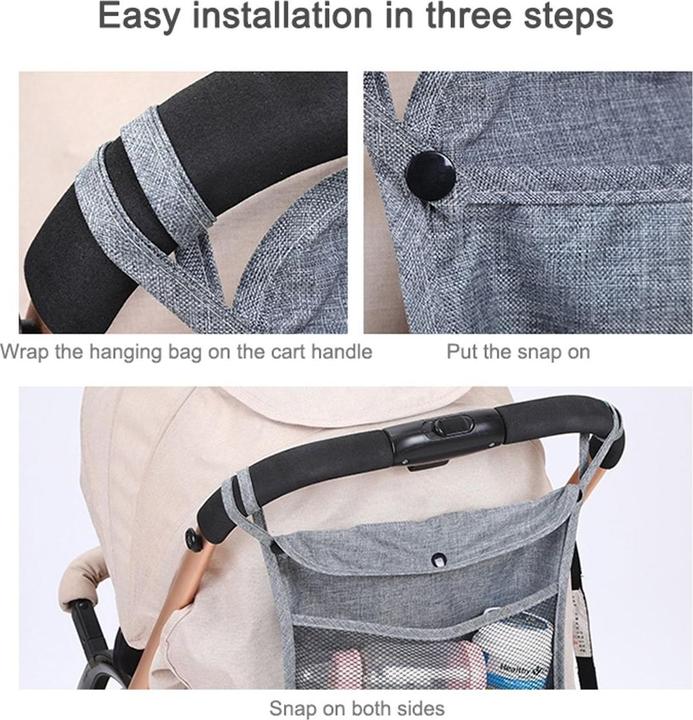 Actual product image König Design Universal pram shopping net organiser baby bag buggy pram net