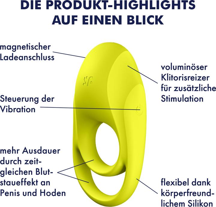 Actual product image Satisfyer Spectacular Duo Penis Ring (5.50 cm)