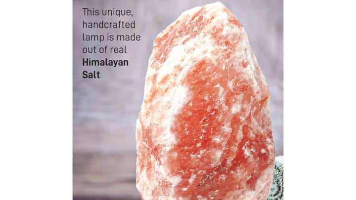 Actual product image Mikamax Himalayan salt lamp