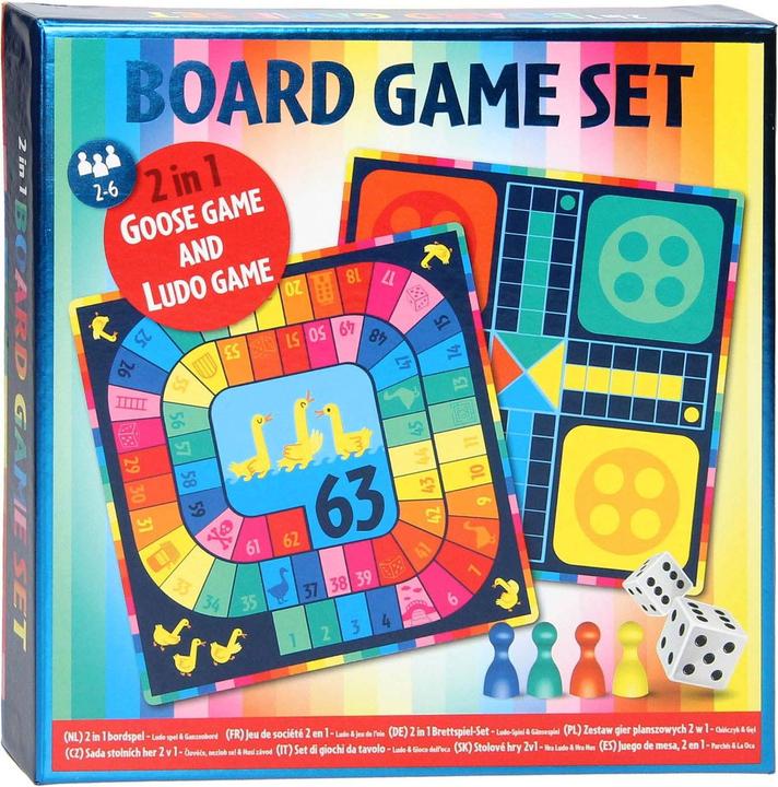 Image du produit Jeu d'enfant Ludo / Jeu de l'oie 2in1 (Anglais)