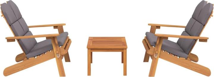 Produktbild VidaXL 5-tlg. Garten-Lounge-Set Adirondack Massivholz Akazie