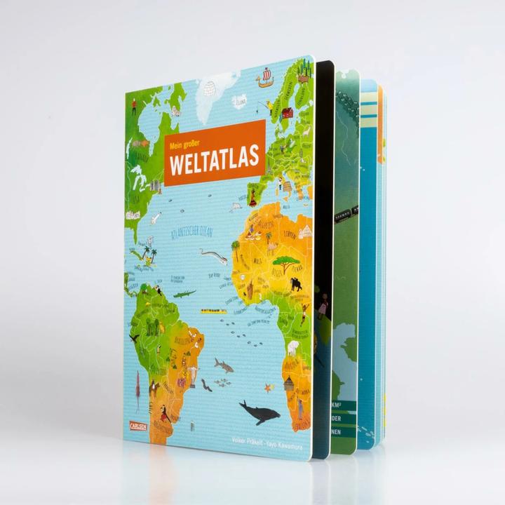 Actual product image Mein grosser Weltatlas (German, Volker Precels, Yayo Kawamura, 2023)