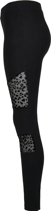 Actual product image Urban Classics Ladies Flock Lace Inset Leggings (XL)