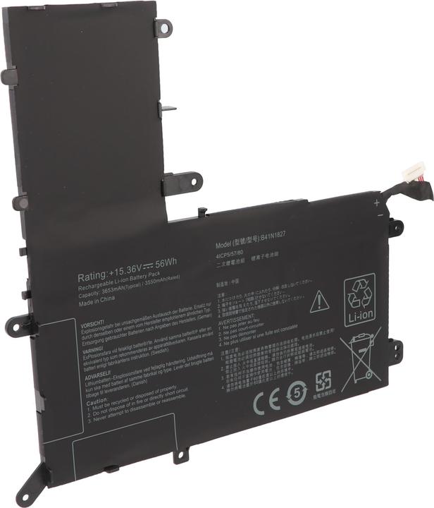 Produktbild AccuCell Akku passend für ASUS ZenBook Flip 15 UX562FA, Li-Polymer, 15,36V, 3650mAh, 56Wh (3650 mAh)