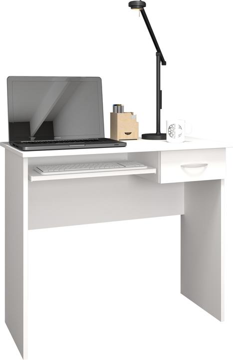 Image du produit VCM Bureau en bois Table d'ordinateur Tiroir de clavier Table de bureau Arusa L (85 x 50 x 75 cm)