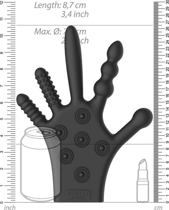 Immagine prodotto Shots Guanto di stimolazione in silicone
