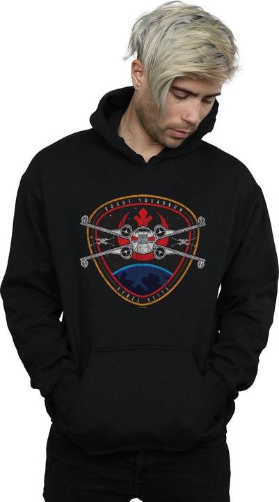 Actual product image Star Wars Mens Rebel Elite Badge Hoodie (S)