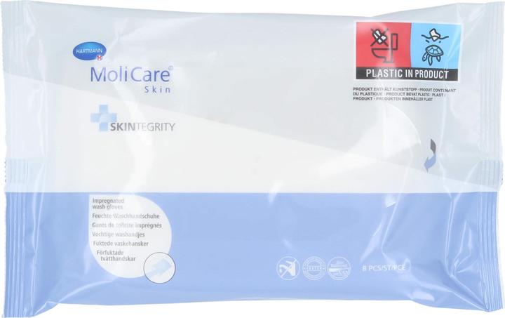 Produktbild MoliCare Skin Waschhandschuhe Btl 8 Stk