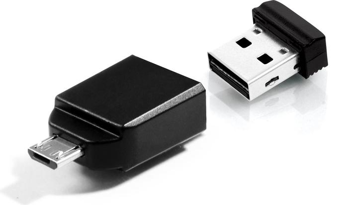 Actual product image Verbatim Nano incl. OTG Adaptor (32 GB, USB-A, Micro USB, USB 2.0)