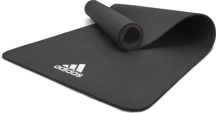 adidas Fitness and yoga mat, 8 mm, black (8 mm)