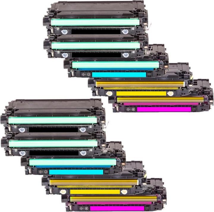 Produktbild Hermex Kompatibler Toner für HP Color LaserJet Enterprise M553 (M, Y, C, BK)