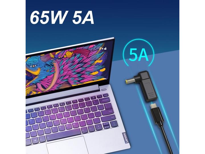 Produktbild PowerGuard USB-C to HP 4.5 x 3mm Notebook PD Charger Adapter 65W 19.5V (65 W)