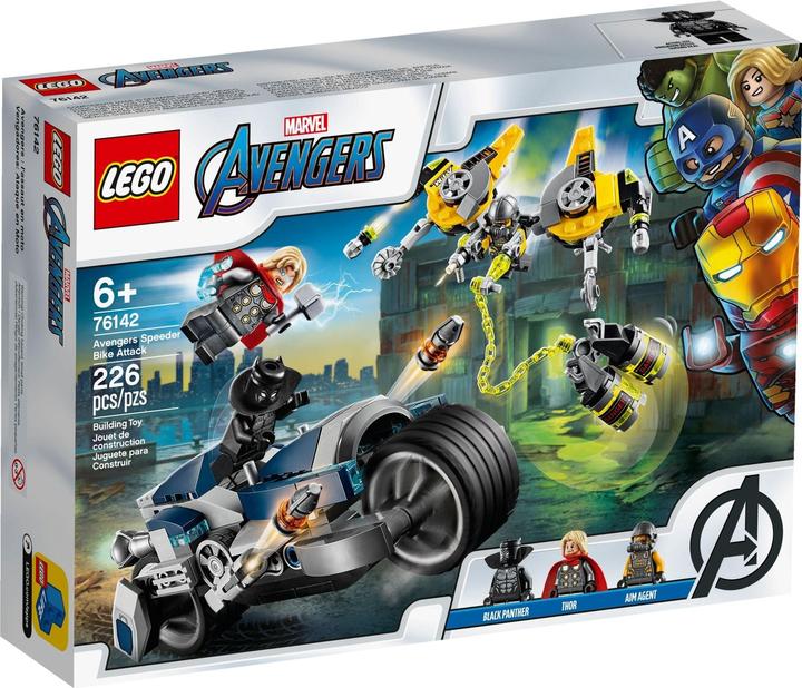 Produktbild LEGO Avengers Speeder-Bike Attacke (76142, LEGO Marvel)
